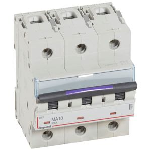 Legrand - Automaten DX³ MA 3P 10A 400V - 50KA - 4,5mod