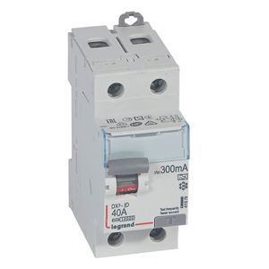 Legrand - Diff schak DX³ 2P 300mA 40A Type A - 2 modules