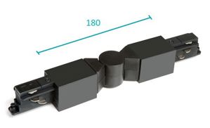 TECO - Regelbare connector tot 90° Zwart voor Teco 3P-Track