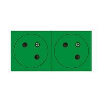 Legrand - Mos.Link prise 2x2P+T affl. 45°-4 mod vert