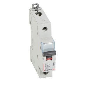 Legrand - Disj. DX³ 6000A/10kA 1P C50 400V 1 module