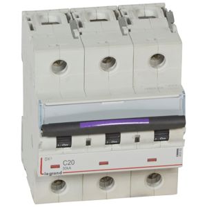 Legrand - Automaten DX³ 3P C 20A 400V - 50KA - 4,5mod