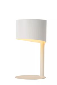 Lucide - KNULLE - Lampe de table - Ø 15 cm - 1xE14 - Blanc