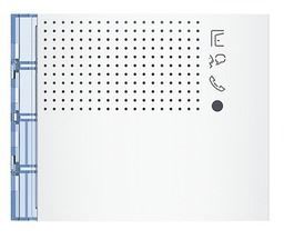 Bticino - AVT - Frontplaat voor 351100 zonder drukknop All White