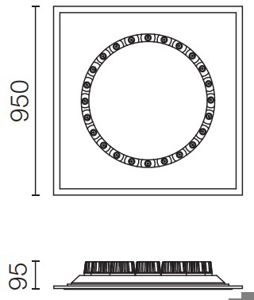 FLOS - Circle Of Light General Blpw.Led 27K C90 12X3W 1-10V