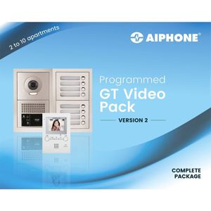Aiphone - Kit Videophonie Pour 8 App. Préprogrammé