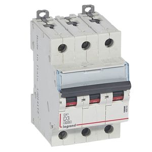 Legrand - Disj. DX³ 6000A/10kA 3P D03 400V 3 modules