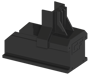 Esdec - ClickFit Evo - Rail de montage capuchon d'extrémité noir