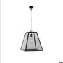 PSM LIGHTING - POLO hanglamp met ketting en opbouwdoos zwart textuur outdoor