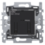 Niko, Interrupteur connecté double, 2 x 10 A (max. 16 A au total), 60 x 71 mm, fixation à griffes