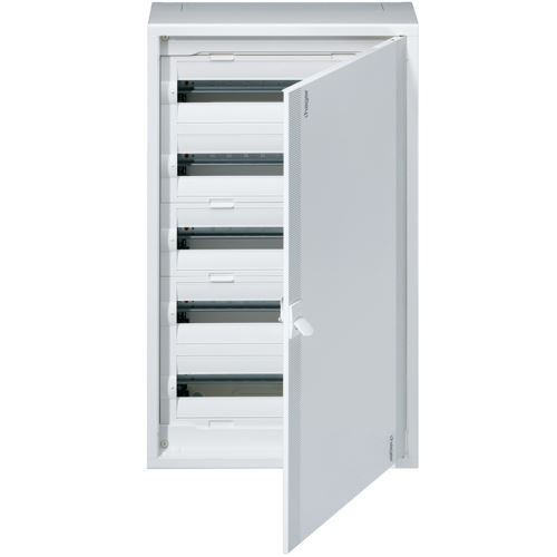 Opbouwverdeelkast voor vloerverwarming 4 tot 14 verwarmingscircuits (12 verwarmingscircuits, wit